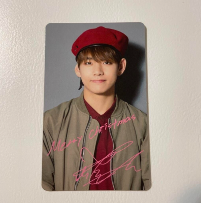 BTS I NEED U ポニキャ限定　クリスマストレカ テヒョン BTS I NEED U X'MAS V Taehyung Photocard Japan Limited Edition
