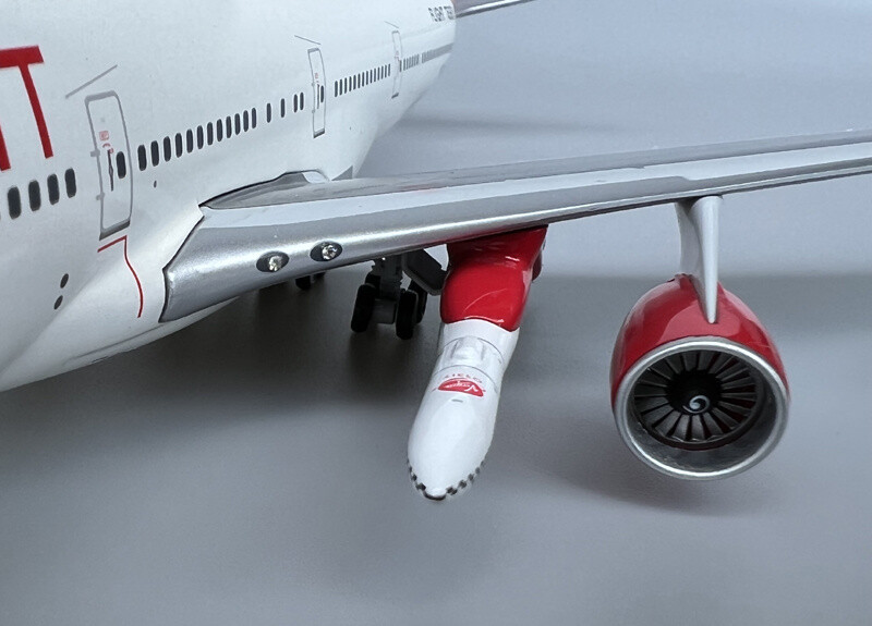 JC wings for Virgin for ORBIT FOR BOEING 747-400 N744VG Flight