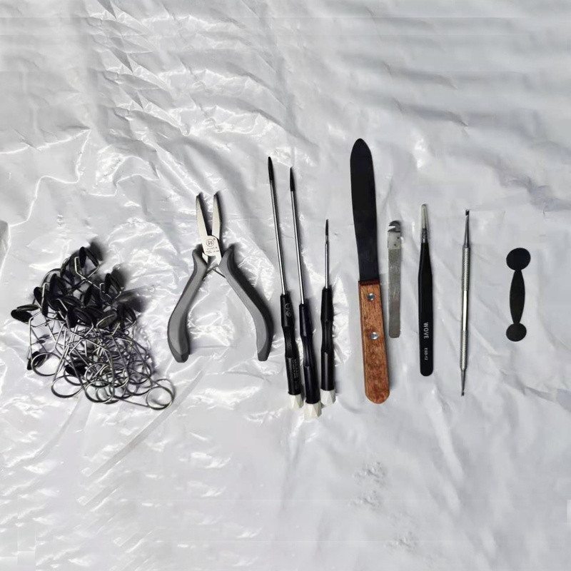 Professional Flute Repair Tool Kit Parts - Pads Changing Set 10pcs MASTER USE