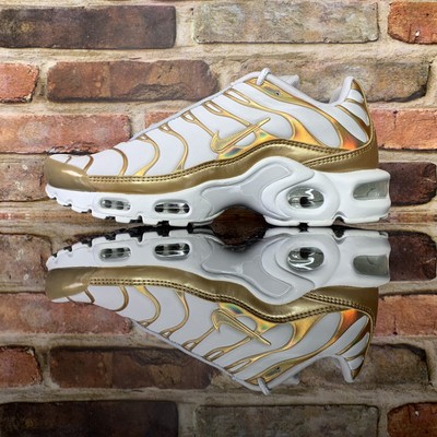Nike TN Air Max Plus Gold Black Womens 605112-055 - Fastsole