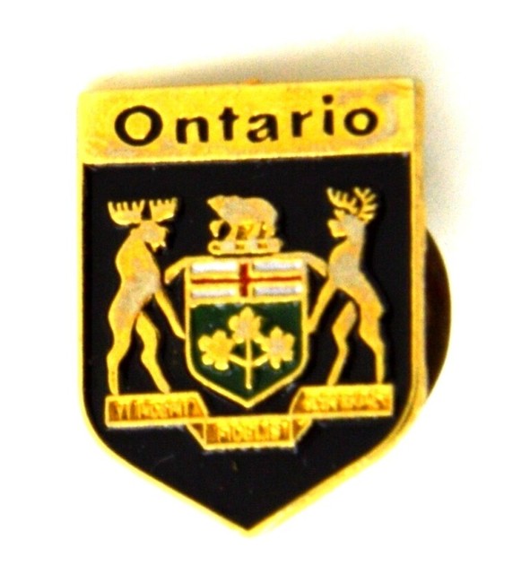 Pin Brooch Ontario, Canada, CM 1,2 x 1,5 eBay