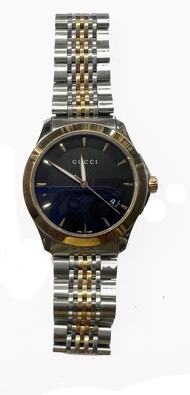 Montre Gucci 126MD SLV/BICO 2N PV occasion en parfait état
