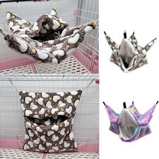 Small Pet Cage Hanging Hammock Pet Nap Sack Sleep Bag Bed Soft Warm House