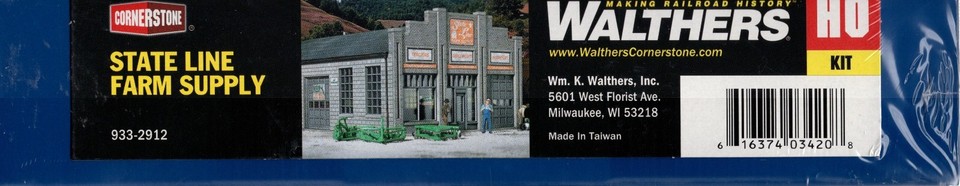 Walthers HO Scale Cornerstone Series174 Modern Grain Series Kits Wet/Dry Storage Bins (Parts for