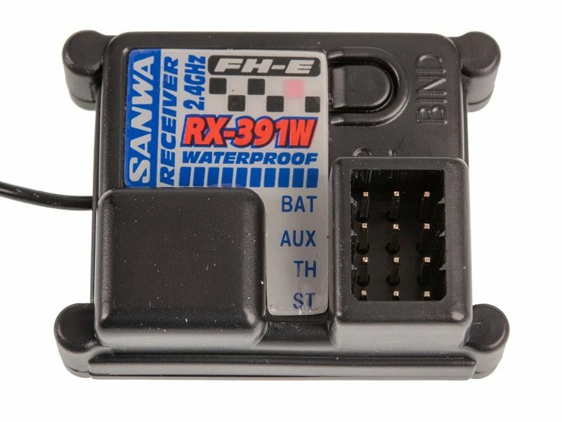 Airtronics RX-391W RX391 391 2.4Ghz FH-E FHE 3 Channel RC Receiver RX : MX-6 - Image 3 of 3