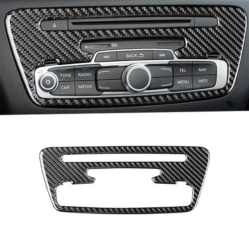 11Pcs Carbon Fiber Full Set Interior Cover Dashboard Trim For Audi Q3 2013-2018 - Picture 6 of 11