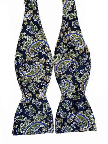 Beau Ties Ltd. of Vermont Silk Bow Tie - Paisley Pattern