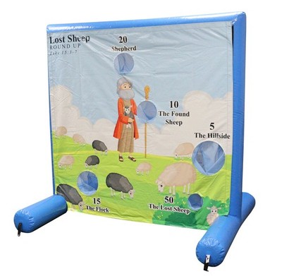 Interactive Sealed Inflatable Air Frame Game Lost Sheep Kids Event Party
