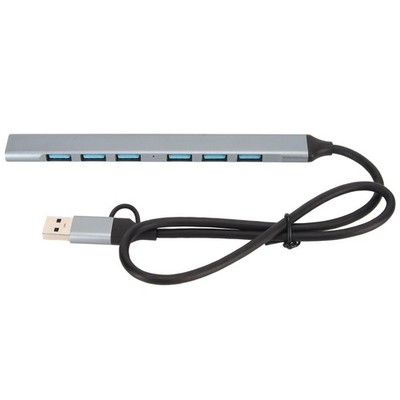 USB 3.0 Splitter Type C Docking Station Multiple Ports Computer Hub Drive Fr SET