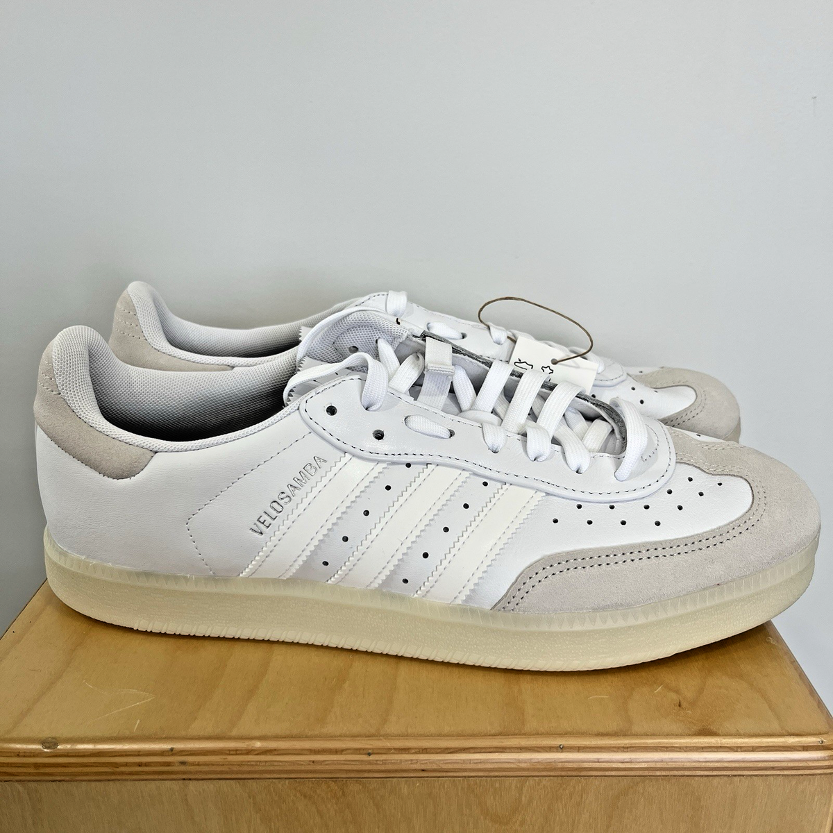 adidas gazelle silver green womens adidas Velosamba Made with Nature Cycling Shoes White 12 main image 0