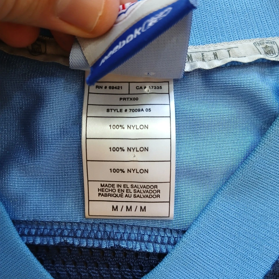 Camiseta deportiva vintage de los Tennessee Titans para hombre azul medio Reebok Adam Pacman Jones Y2K Foto 4 de 4