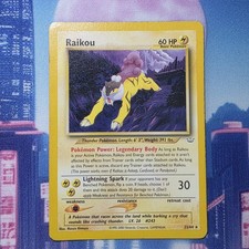 Pokemon TCG Raikou 22/64 Neo Revelation Vintage Card Lightly Played on eBay