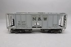 O BRASS N&W NORFOLK & WESTERN COVERED HOPPER 71111 CUSTOM LOOSE HATCHES NO BOX — photo 9