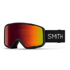 Smith Tribute Ski / Snow Goggles Black Frame, Red Sol-X Mirror Lens, Small Fit