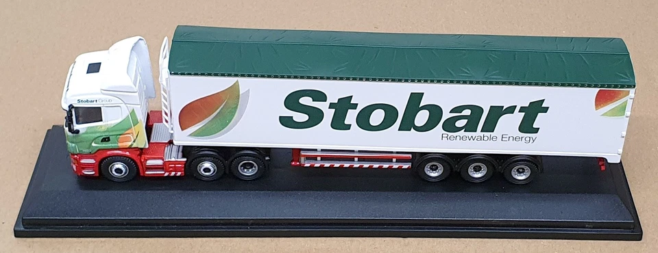 Oxford Diecast 1/76 Scale SHL02WF - Scania Highline Walking Floor Truck Stobart - Image 4 of 4