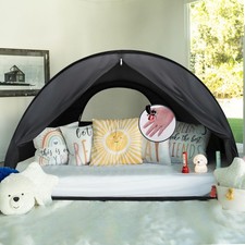 Pop Up Bed Tent Privacy Canopy Shelter with Mesh Windows Twin Size
