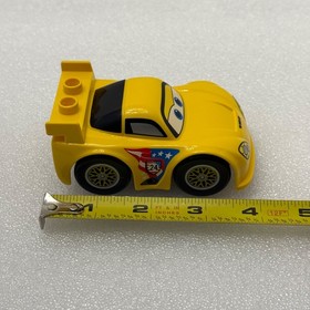 Lego Duplo Disney Movie Cars Race Car (ONLY) Vehicle Jeff Gorvette Yellow