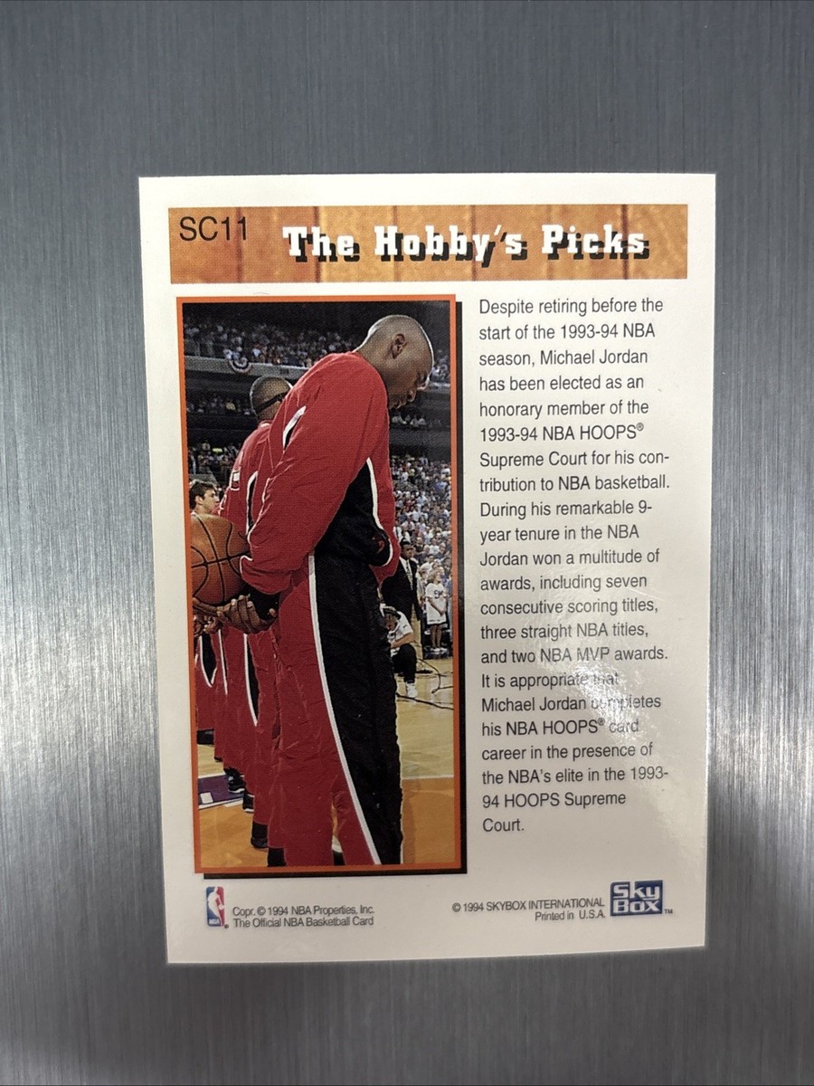 Michael Jordan 1994 Skybox Supreme Court Card # SC11 - Chicago