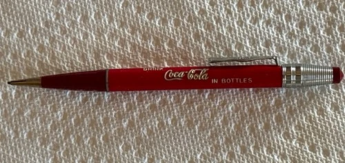 VTG Coca Cola Mechanical Pencil Bottling Company Drink Coke In Bottles - NICE!!