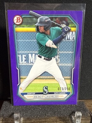 Bowman 2026 Kendry Martinez Seattle Mariners Prospects #BP-89 Purple /250.  2026