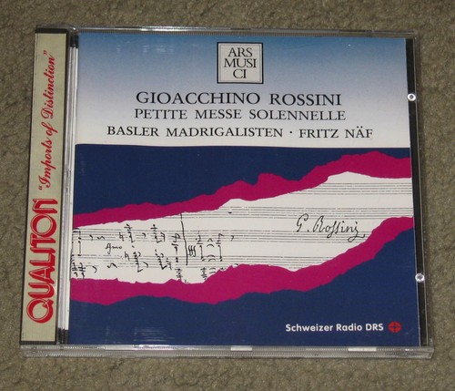 Gioacchino Rossini Petite Messe Solennelle Basler Madrigalisten Fritz Näf CD