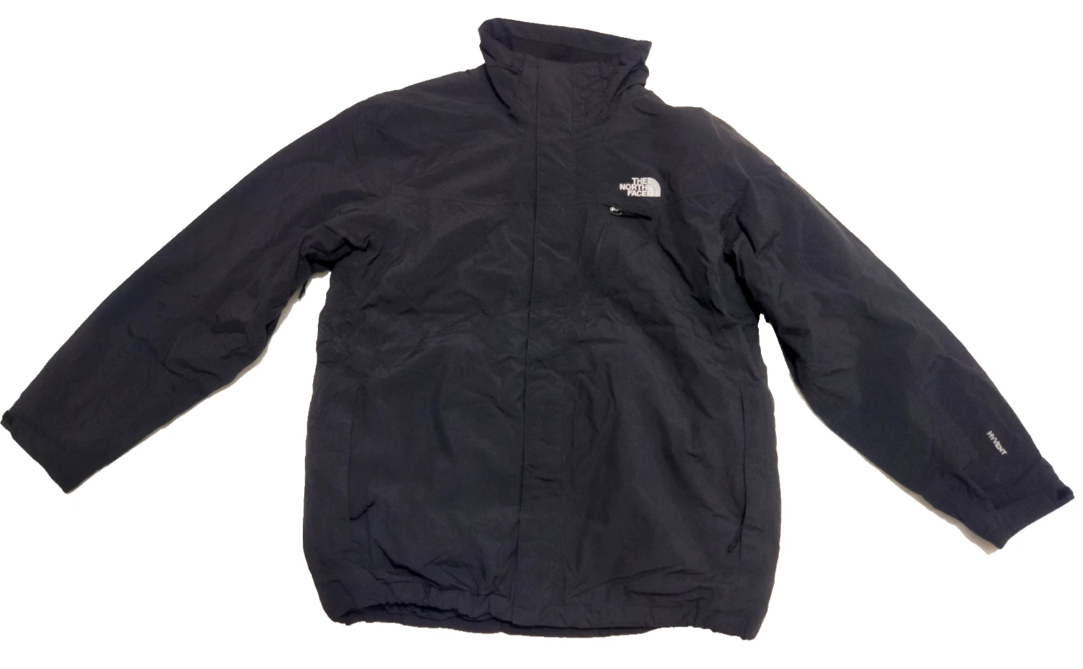 The North Face Jacket Men's L/G Black Coat Full Zip