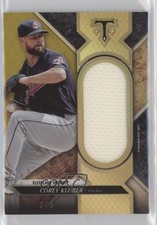 2017 Topps Triple Threads Single Jumbo Relics Gold 3/9 Corey Kluber #SJR-CKU s3g