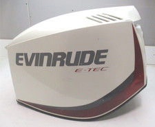 0285736 OMC Evinrude E-Tec 200 225 250 300 HP Cowl  Motor  White 0285694