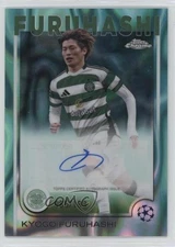 2024 Chrome UEFA Club Competitions Aqua Lava Refractor /199 Kyogo Furuhashi Auto