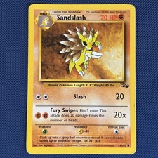 Sandslash 41/62 - Fossil - Uncommon Pokemon Card - MP