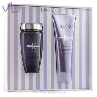 KERASTASE Blond Absolu Gift Box Set | Fondant Cicaflash, Bain