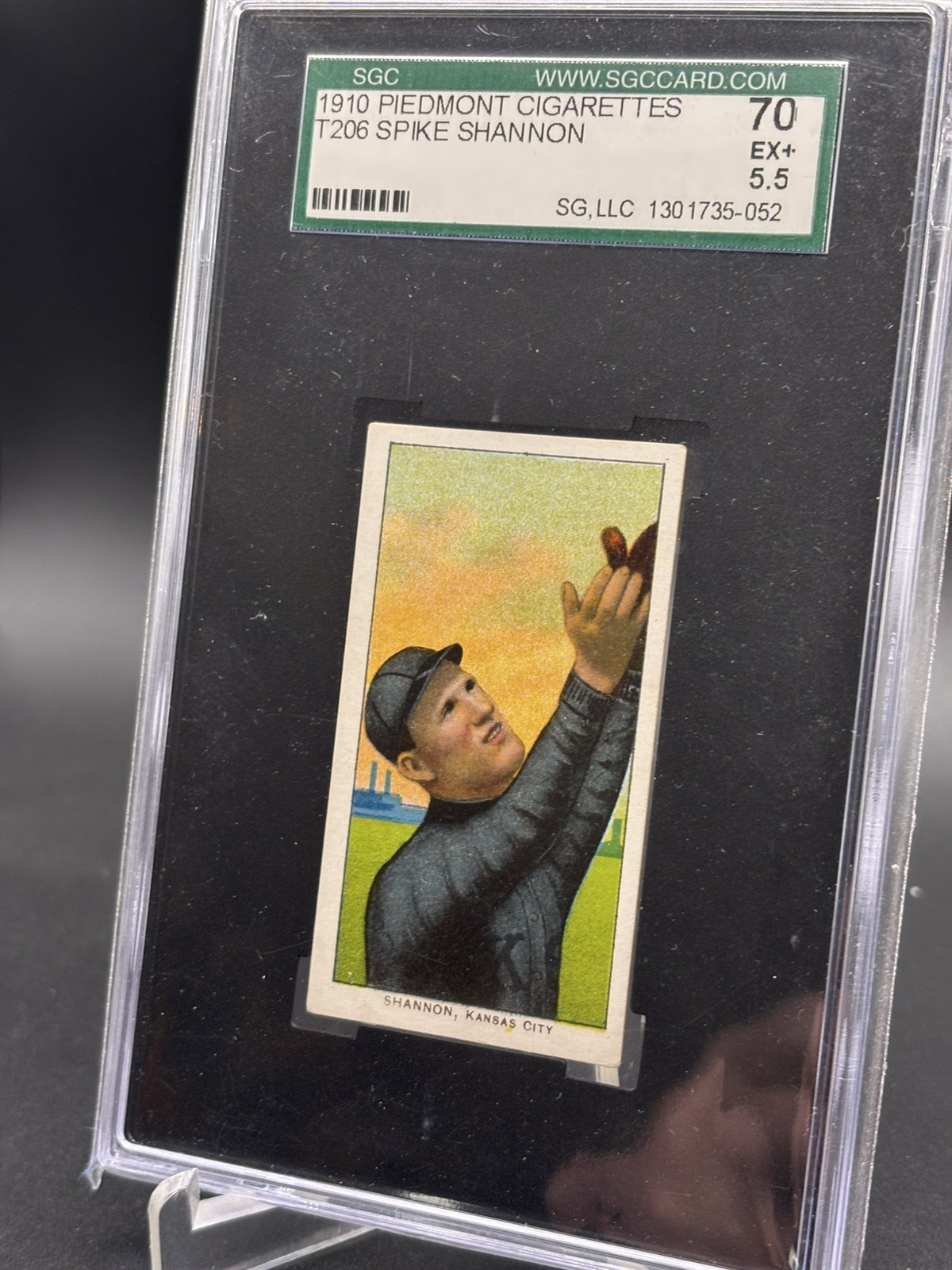 1909-11 T206 - Spike Shannon 350 Back (RC) SGC 5.5