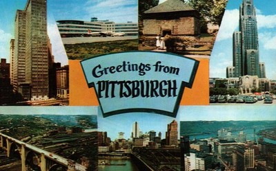 Greetings - Multiple Views of Pittsburgh Pennsylvania - Chrome Postcard