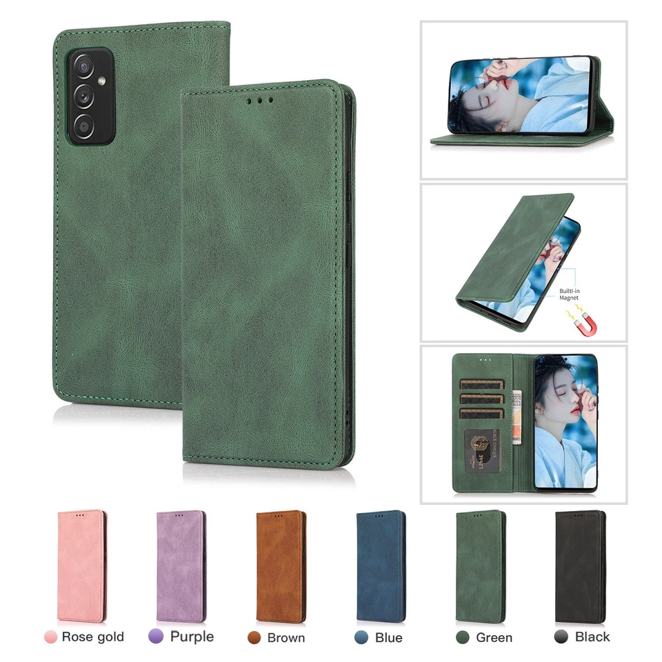 For Samsung A53 A55 A82 A52 A71 A51 A72 A52 A22 A35Phone Cover Card Holder case - Image 2 of 4