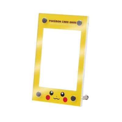 Pokemon Center Original Pokémon Card Game Display Frame   Pikachu Face Japan New