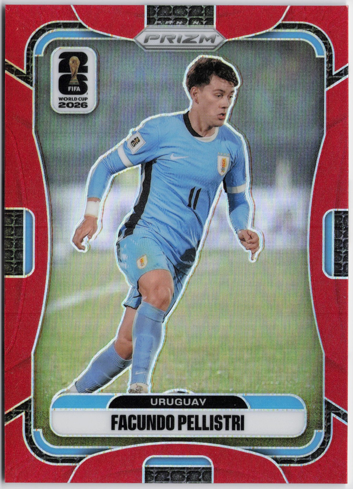 2026 Panini Prizm FIFA World Cup #119 Facundo Pellistri Red Prizms #/50