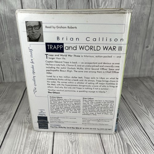 Brian Callison Trapp And World War 3 audio book vintage Rare Graham Robert’s - Picture 5 of 14