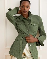 NEW 179 Cabi Snapshot Jacket, Size Large, Spring 2026 Style 6849, Army Green