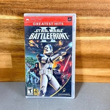 Star Wars Battlefront II PSP Greatest Hits UMD Disc Case NOT WORKING Parts