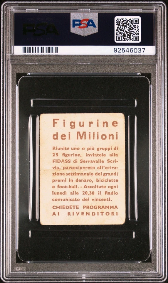 1950 🚴🏻 🇮🇹 Fidass, Bartali, Figurine De Milioni, PSA-1, Pop/1, None Higher - Image 2 of 4