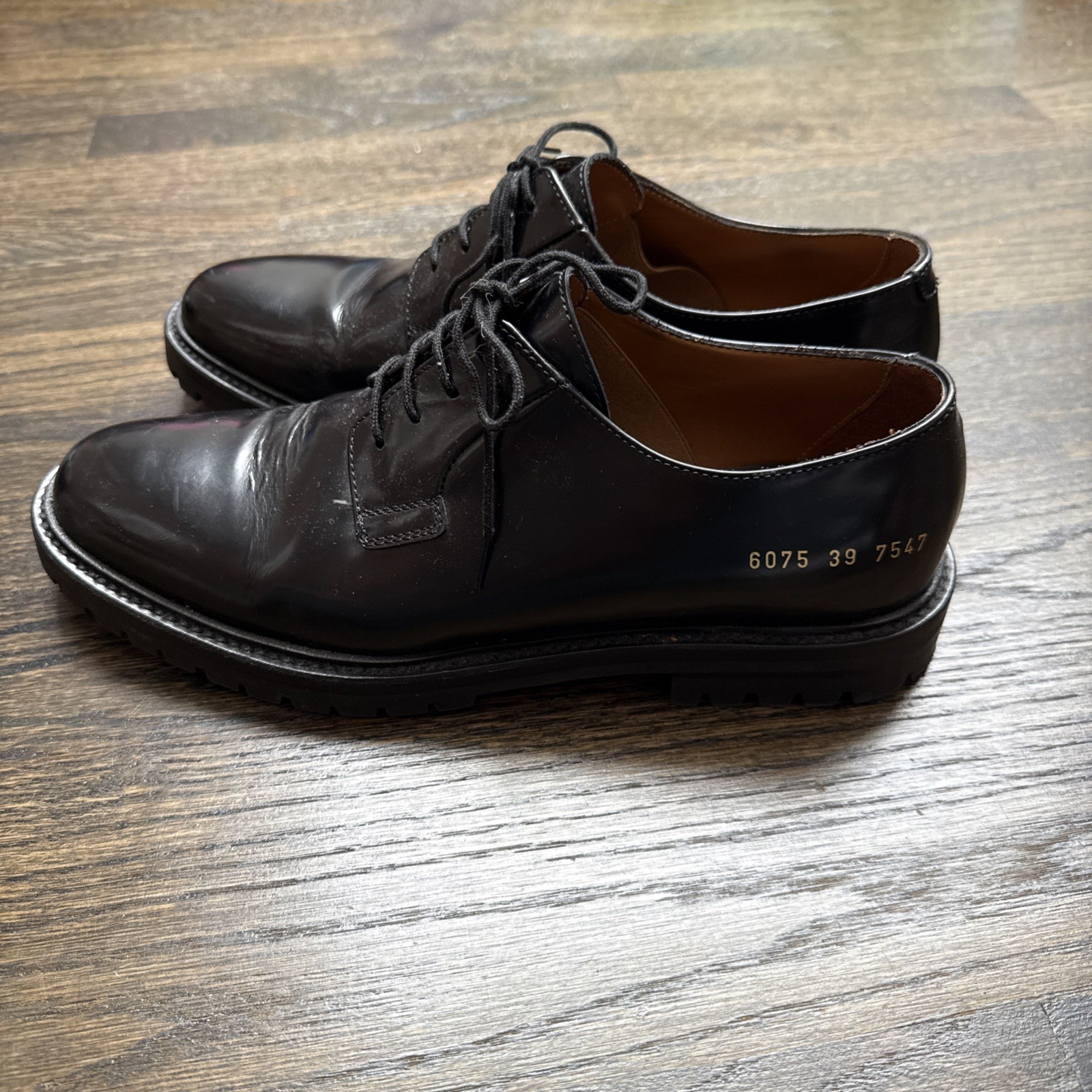 SAOLA Common Projects Derby in pelle nera US 6 EU 39