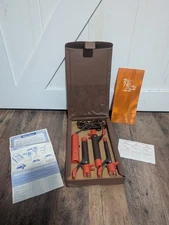 Mark III Hair Styling Iron Kit Curling Model 974 VTG In Case w-Manual Complete
