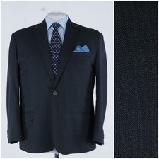 Blazer gris para hombre 48S talla EE. UU. BOCHA lana abrigo deportivo chaqueta