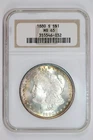 1880-S MORGAN DOLLAR NGC MS65 PRETTY COLOR - OLDER HOLDER!