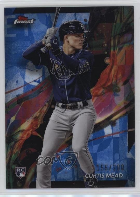 2024 Topps Finest Common Blue Refractor 155/200 Curtis Mead #78 Rookie RC 0yx2
