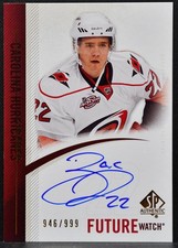 2010-11 SP Authentic Future Watch Auto Zac Dalpe 297 Hurricanes RC Auto 1290