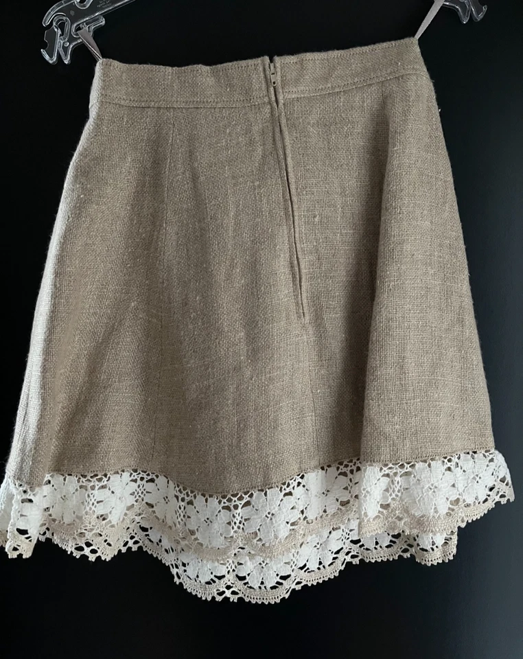 Damen Trachten Rock Beige, Braun ca. Gr. 38 v. Country Line - Bild 2 von 2