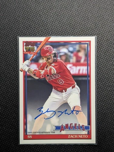 2026 Topps Series 1 Zach Neto Red Foil (RAW)