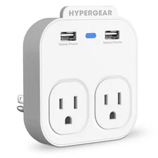 HyperGear Wall Adapter Power Strip to Fast Charge 4 Devices Simultaneously