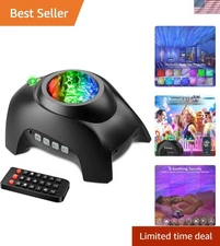 Elegant LED Galaxy Projector with Timer Function - Perfect Gift for All Ages